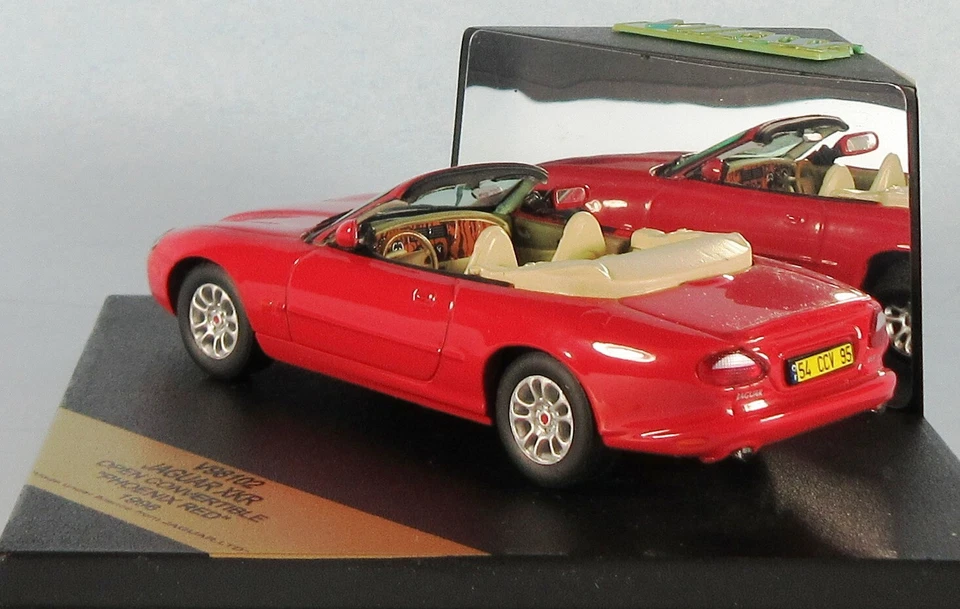 Jaguar XKR Convertible VITESSE 1998 (Rojo) Escala 1/43 Modelo Diecast ¡IMPRESIONANTE! Foto 2 de 4
