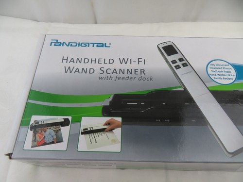 Pandigital Handheld Wi-Fi Wand Scanner with Feeder Dock S8X1103 Purple - Picture 2 of 5