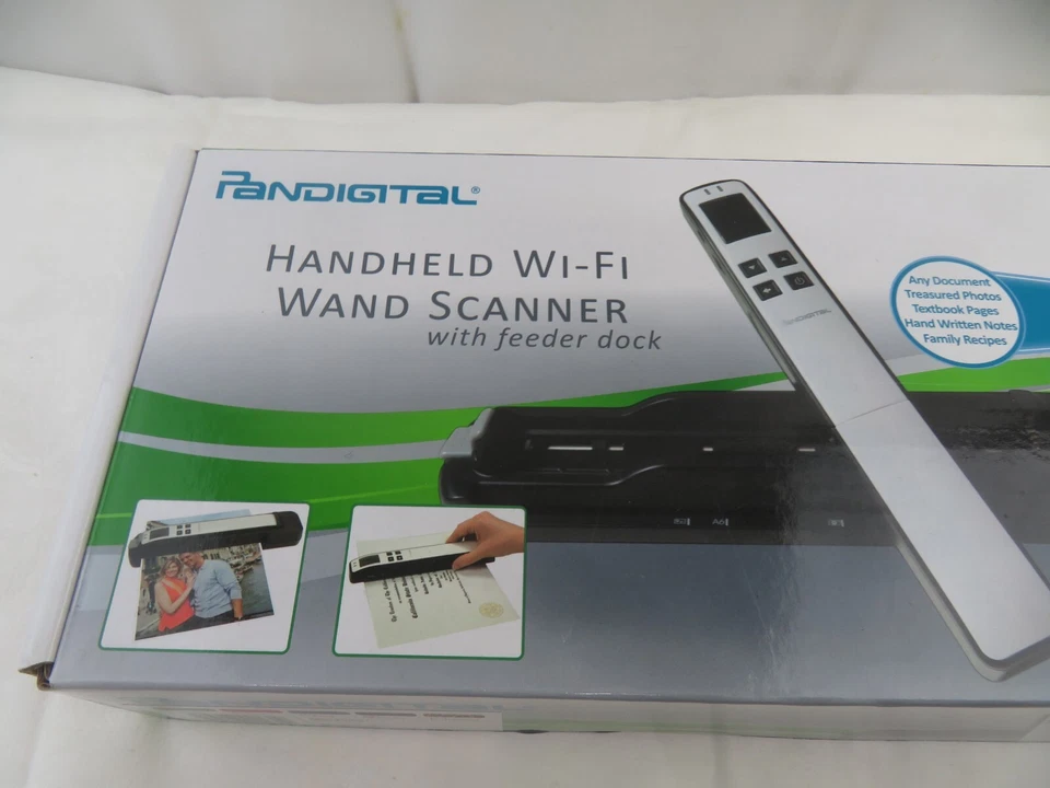 Pandigital Handheld Wi-Fi Wand Scanner with Feeder Dock S8X1103 Purple - Image 2 of 4