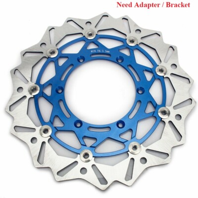 For Suzuki RM125 RM250 Oversize Front Brake Disc Rotor DRZ400S DRZ400E DRZ400SM