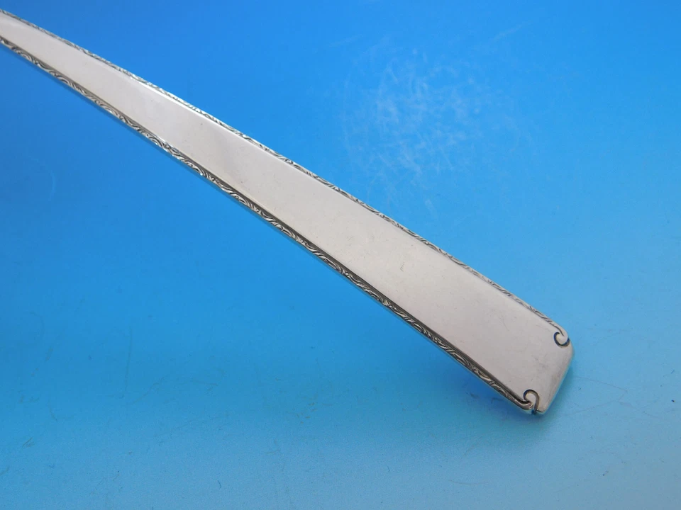 Juego de cubiertos antiguos de encaje por toalla de plata de ley para 8 servicio 32 piezas Foto 3 de 4