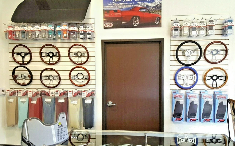 Chevy El Camino 1969 asiento de banco delantero tapizado negro hecho por TMI Foto 3 de 4