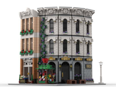 Modubrix Mocs Building Block Birch Bank Kids Gift Toys Bricks Set 2781 Parts