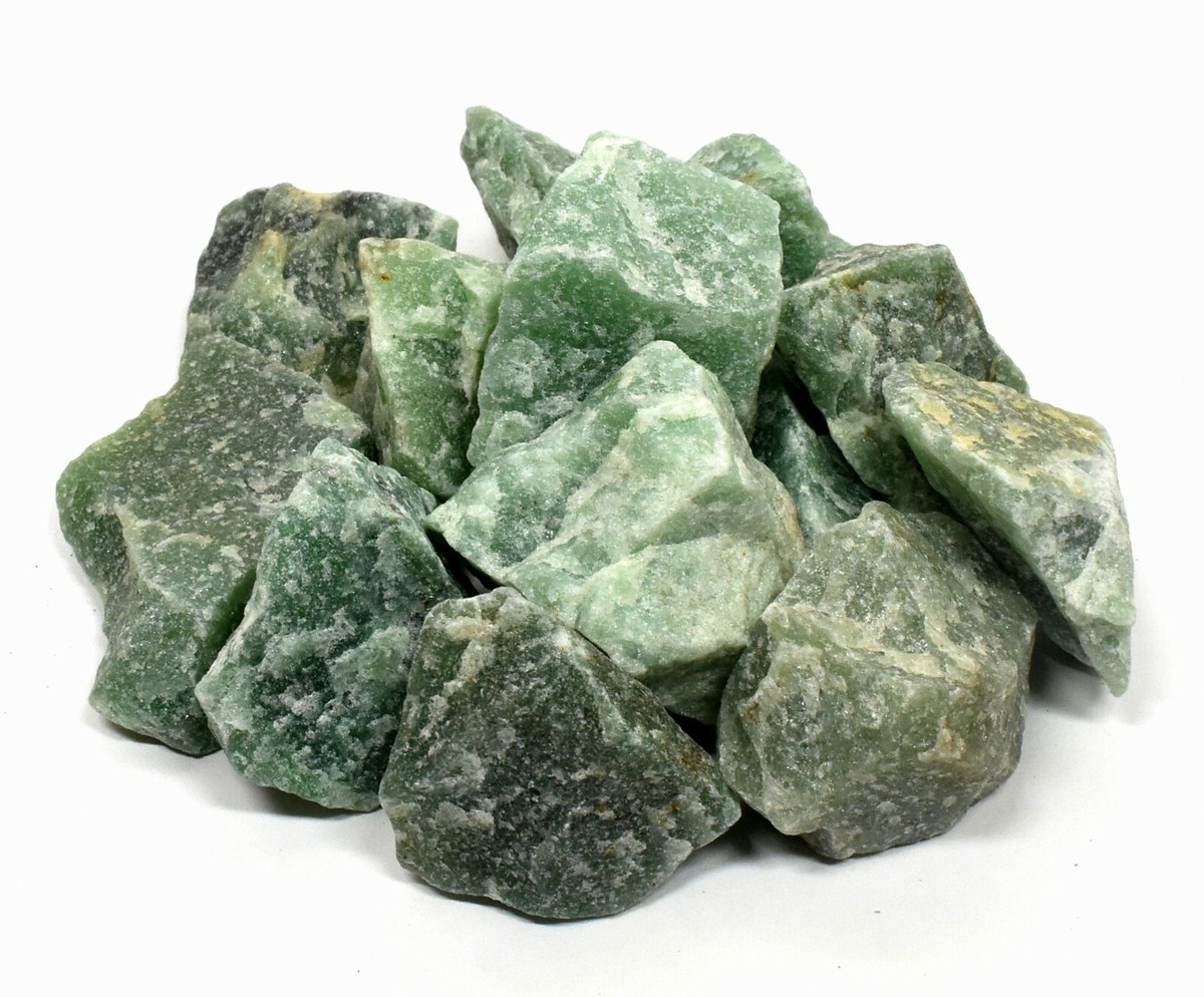 Green Prasiolite Quartz Rough Natural Crystal Mineral Stone Brazil