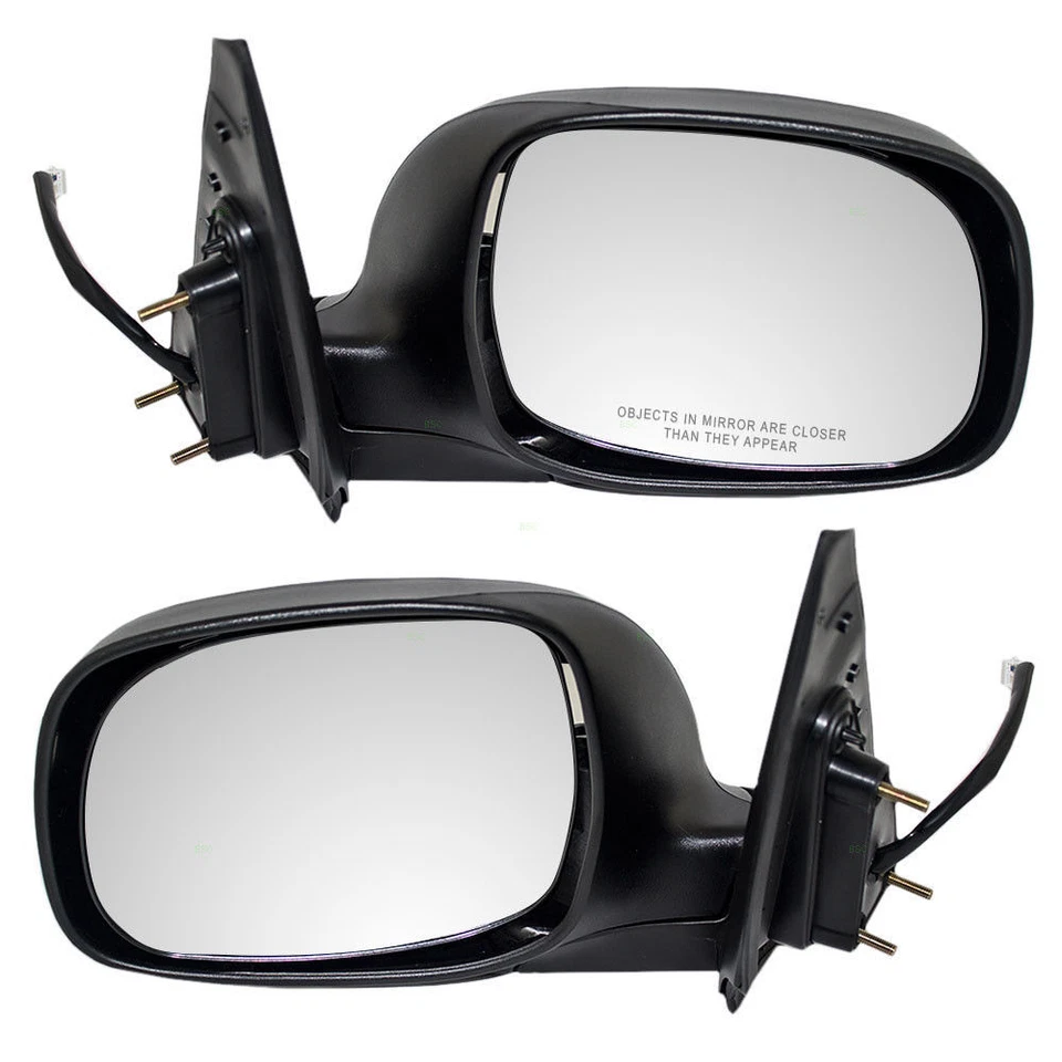 Nuevo juego de espejos retrovisores eléctricos laterales para conductor y pasajero para Sequoia 03-06 Tundra 2001-2007 Foto 3 de 4