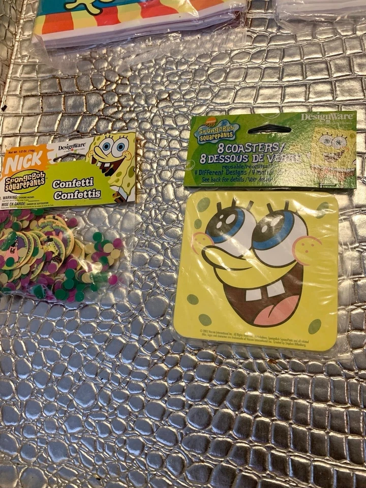 SpongeBob SquarePants Birthday Party Decorations Kit Bundle - Image 4 of 4