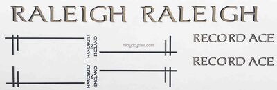 Raleigh Record Ace Set