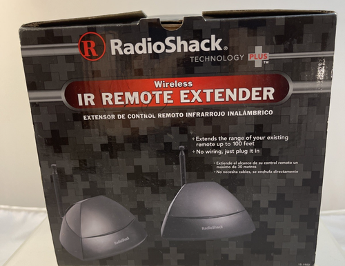 RADIO SHACK IR REMOTE EXTENDER WIRELESS No wiring Works with All Infrared Remote