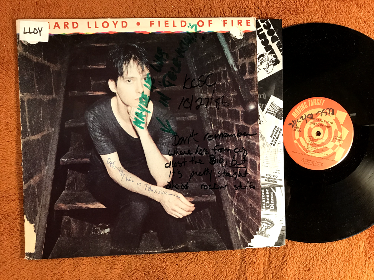 洋楽 Richard Lloyd - FIELD OF FIRE LP Richard Lloyd – Field