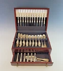 Superb Wallace Sterling Silver Flatware Service for 18 Grand Baroque 94 pieces