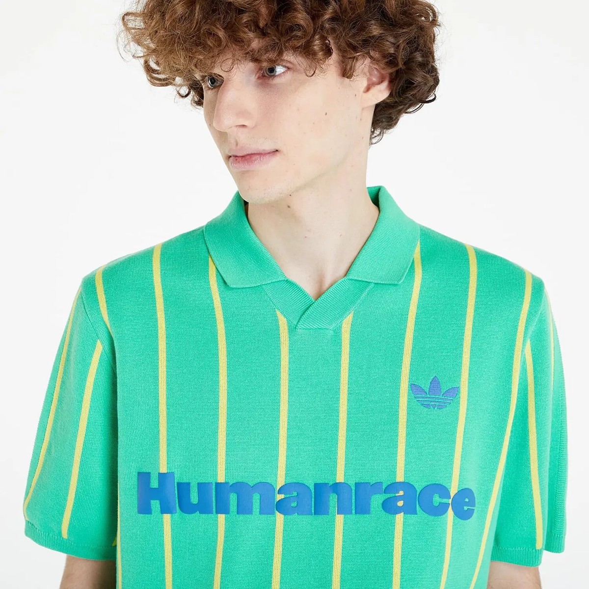 Mens Adidas x Pharrell Williams Knit Jersey Semi Screaming