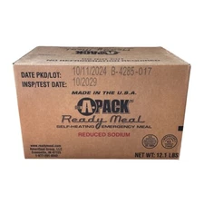 MRE APack  Reduced Sodium - Case of 12 (6 Menus) 10/29 INSP Date!
