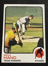 1973 Topps #398 Rich Hand Texas Rangers (see Both Pics)