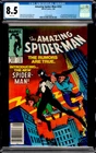 Amazing Spider-Man #252 Marvel Comics 1984 1st Appearance Black Costume CGC 8.5