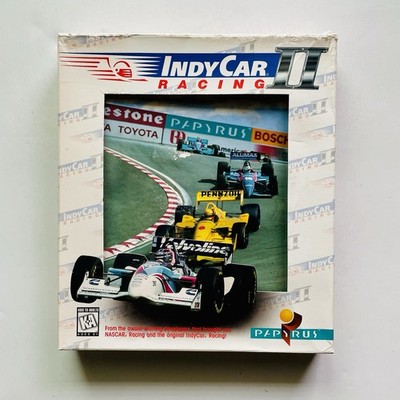 IndyCar Racing II (1995) Vintage PC CD-ROM CIB+ Big Box Game Papyrus Simulation