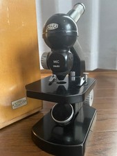 OLYMPUS Microscope with Mechanical Stage 10x 40x 100x Objectives for Study