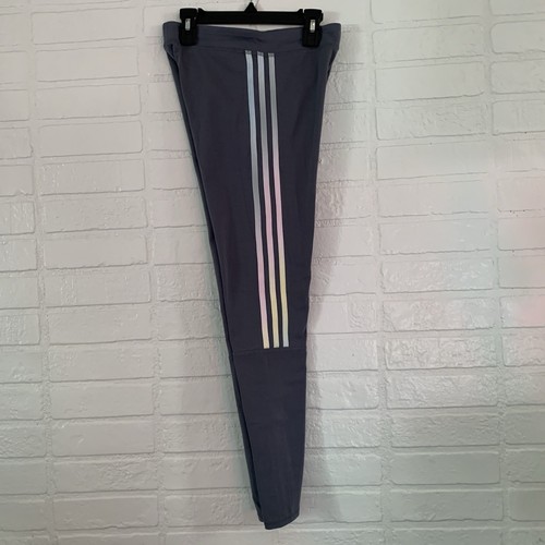 Adidas Girl's Performance Rainbow Logo Tight Leggings Size XL 16 Regular Fit NWT - Picture 5 of 11