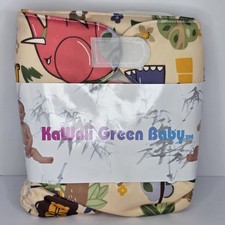 KaWaii Green Baby One Size Premium Bamboo Cloth Diapers