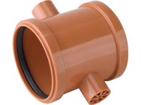 Airfit Doppelschiebe-Muffe Plus Dn 160, FüR Erdverlegte Rohre