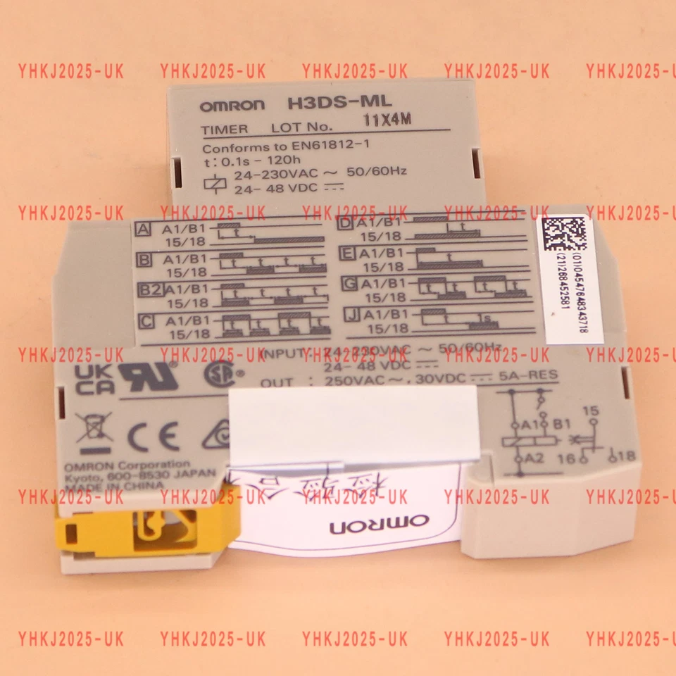1PC NEW IN BOX OMRON H3DS-ML Solid-state Timer 24-48VDC FAST SHIP - Image 3 of 4