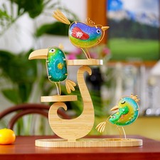 3x Garden Decors Lawn Ornaments Housewarming Gift Multipurpose Figurines