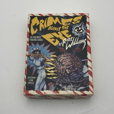 Vintage Robert Williams  Crimes Against The Eye  Trading Cards   Complete Set