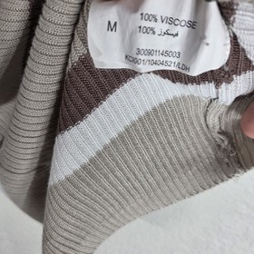 Nuon Carlie Ribbed Crop Top Multicolor Size M Viscose Sleeveless Square Neck