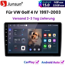 Für VW Golf 4 IV 1997-2003 Carplay Android15 Autoradio GPS Navi BT Wifi SWC DAB+