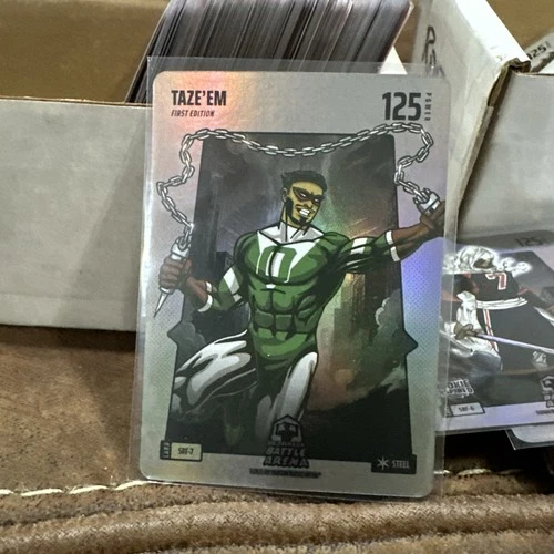 Bo Jackson Battle Arena Silver TAZE\'EM SBF-7 Jayson Tatum Steel Battlefoil Foil