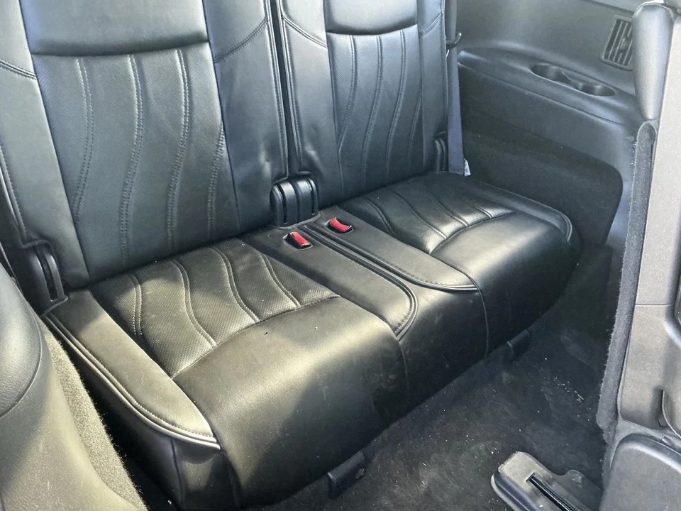 Third Row Rear Seat 50/50 Bench Leather Black G Fits 2015 INFINITI QX60  803817 - Image 2 of 4