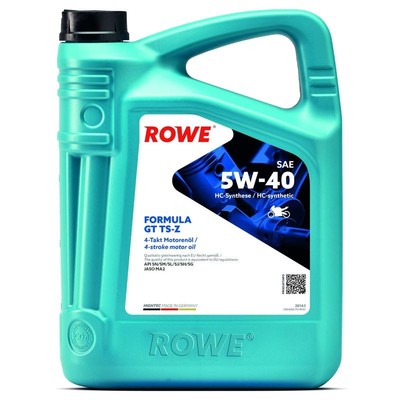 5L ROWE HIGHTEC FORMULA GT SAE 5W-40 TS-Z (20143) MOTORÖL passend für API SN