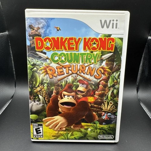 Donkey Kong Country Returns - (Nintendo Wii) Complete Tested/Works