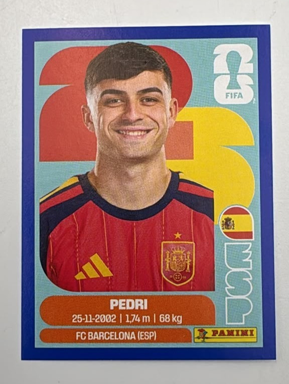2026 100% Authentic Panini FIFA World Cup Spain Stickers Pick Team Logo Players