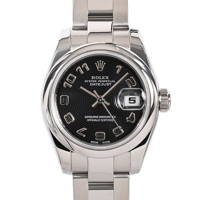 ROLEX Datejust 179160 Watches / Black Concentric Arabic Mechanical Automatic...