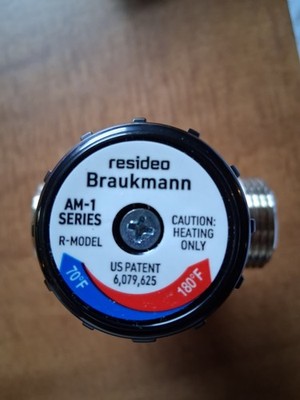 Braukmann AM-1 Series Thermostatic Mixing Valve Resideo R Model