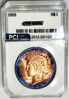 1926  Gem BU +++ Peace Dollar Awesome Bright Album Toned Rare Date PQ +