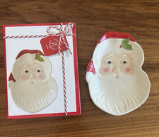 Lenox Hosting The Holidays Santa Christmas 5.4" Spoon Rest NEW