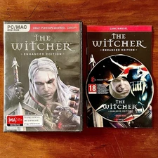 The Witcher Advanced Edition Working Disc PC And MAC Game DVD Rom With Manual