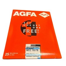 8 X 10 Photography Paper Lot- AGFA MCC 118 FB Matte SEALED NEW NOS
