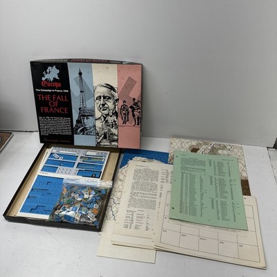 GDW Europa Game V111 8 The Fall of France 1940  Board Game 1984