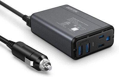 BESTEK 150W Power Inverter DC 12V to 110V AC Converter 4.2A Dual USB Car Adapter
