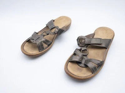 Rieker Femmes Sandale à Lanières Chaussures Cuir Marron Gr. 42 Eu Art. 38406-50 - Photo 1/4