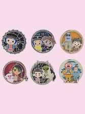 Prendedor esmaltado caja ciega personajes Laika Coraline Paranorman Chibi - Juego completo 6