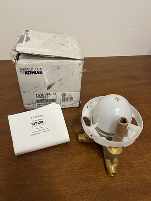 #ad Kohler K 11748 KS NA Rite Temp 1 2” Pressure Balance W Push Button Diverter READ $142.99