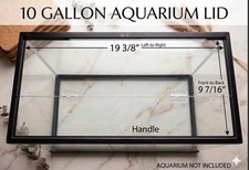 Aquarium Lid 10 gallon High Clear 3/16 Polycarbonate