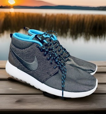 NIKE ROSHE RUN ROSHERUN MID QS PARIS CITY PACK ANTHRACITE BLACK BLUE HERO DS 9