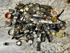 Random Lot Of 5 Watches- For Parts Or Need Battery, Various Brands  Styles