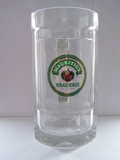 Brauerei-Bierglas "Mauritius Zwickau" - Henkelglas mit Füllstrich 0,5