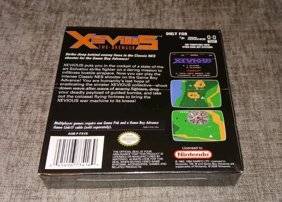 2004 NINTENDO GAME BOY ADVANCE GBA XEVIOUS THE AVENGER FACTORY SEALED H-SEAM - Image 2 of 2