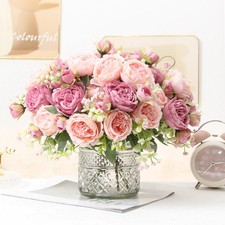 Artificial Peony and Rose Bouquet